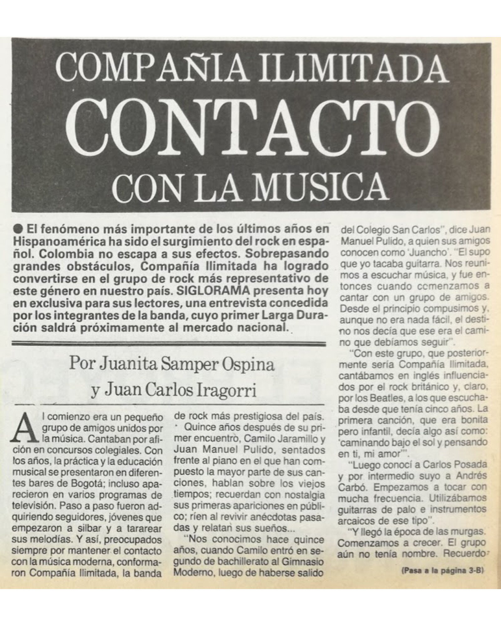 Compañía Ilimitada Contacto con la Música