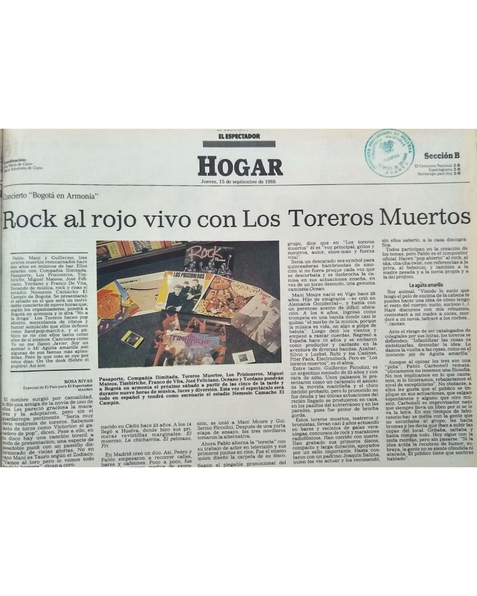 Rock al rojo vivo con Los Toreros Muertos