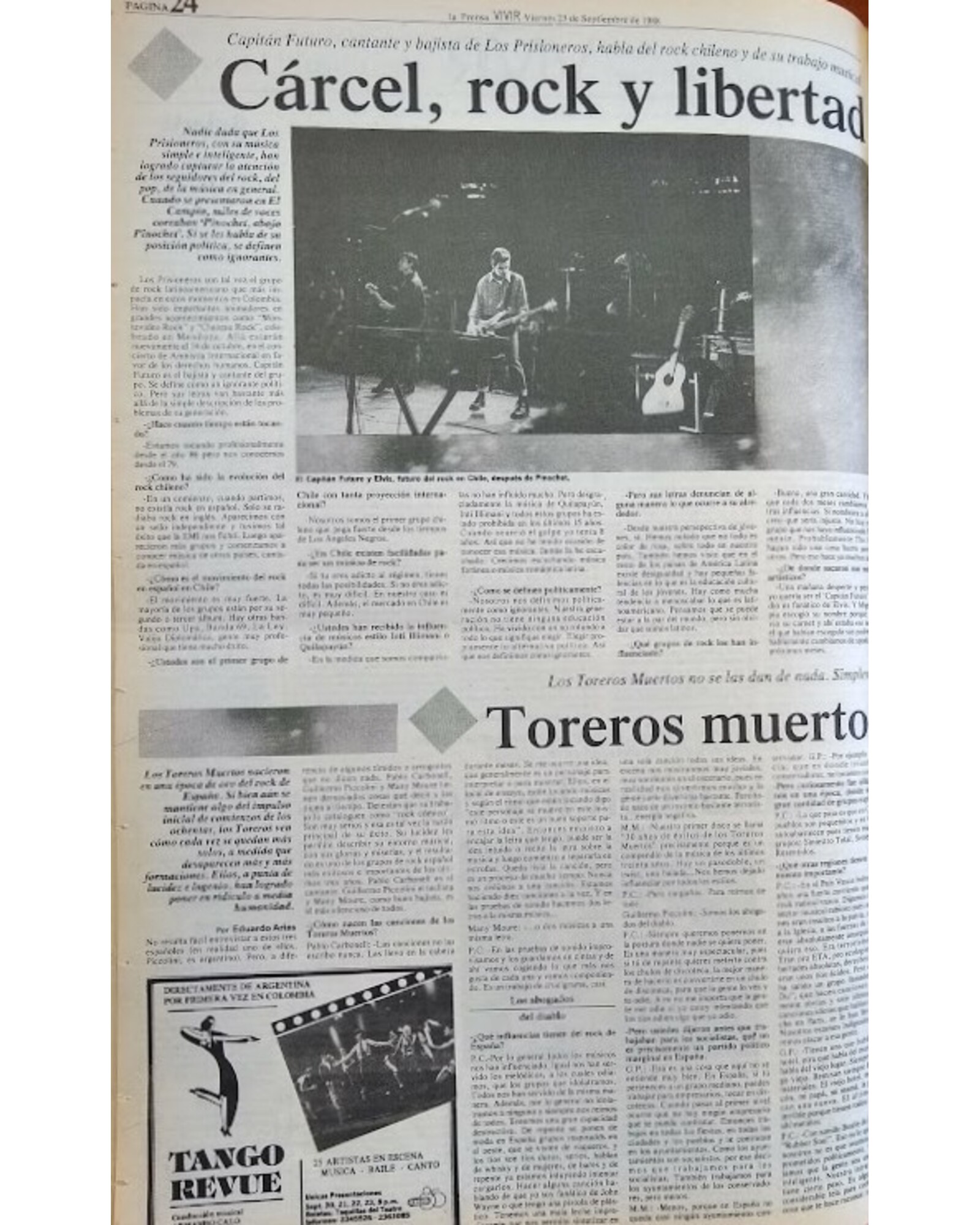 Cárcel, rock y libertad