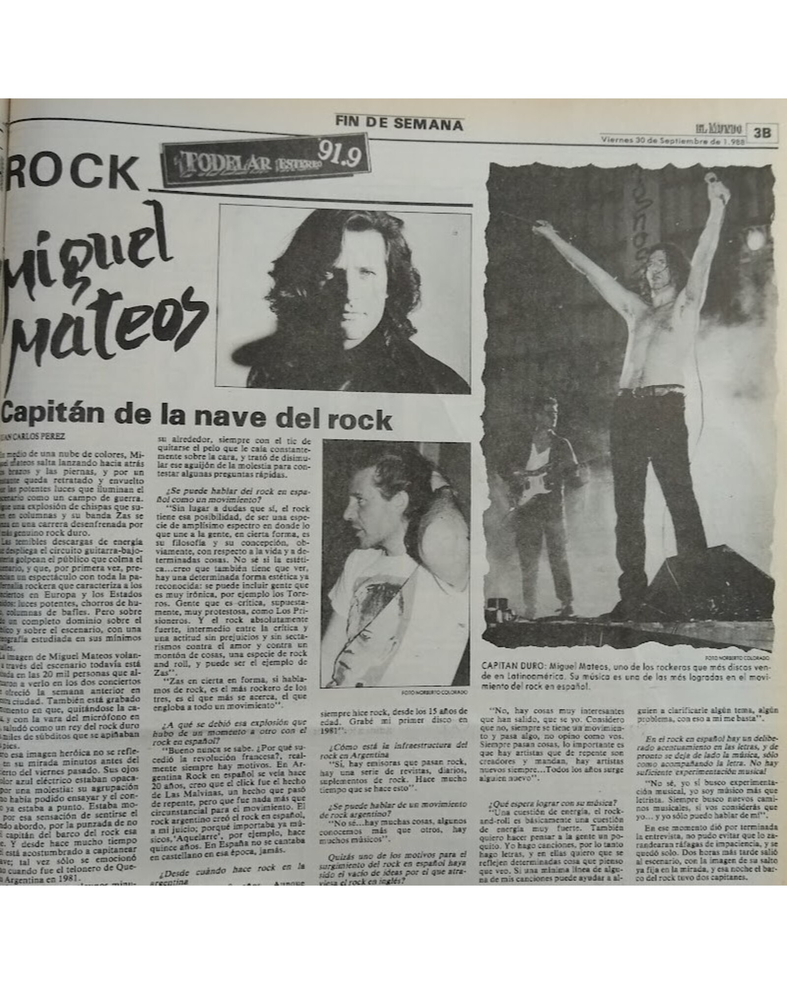 Miguel Mateos: Capitán de la nave del rock