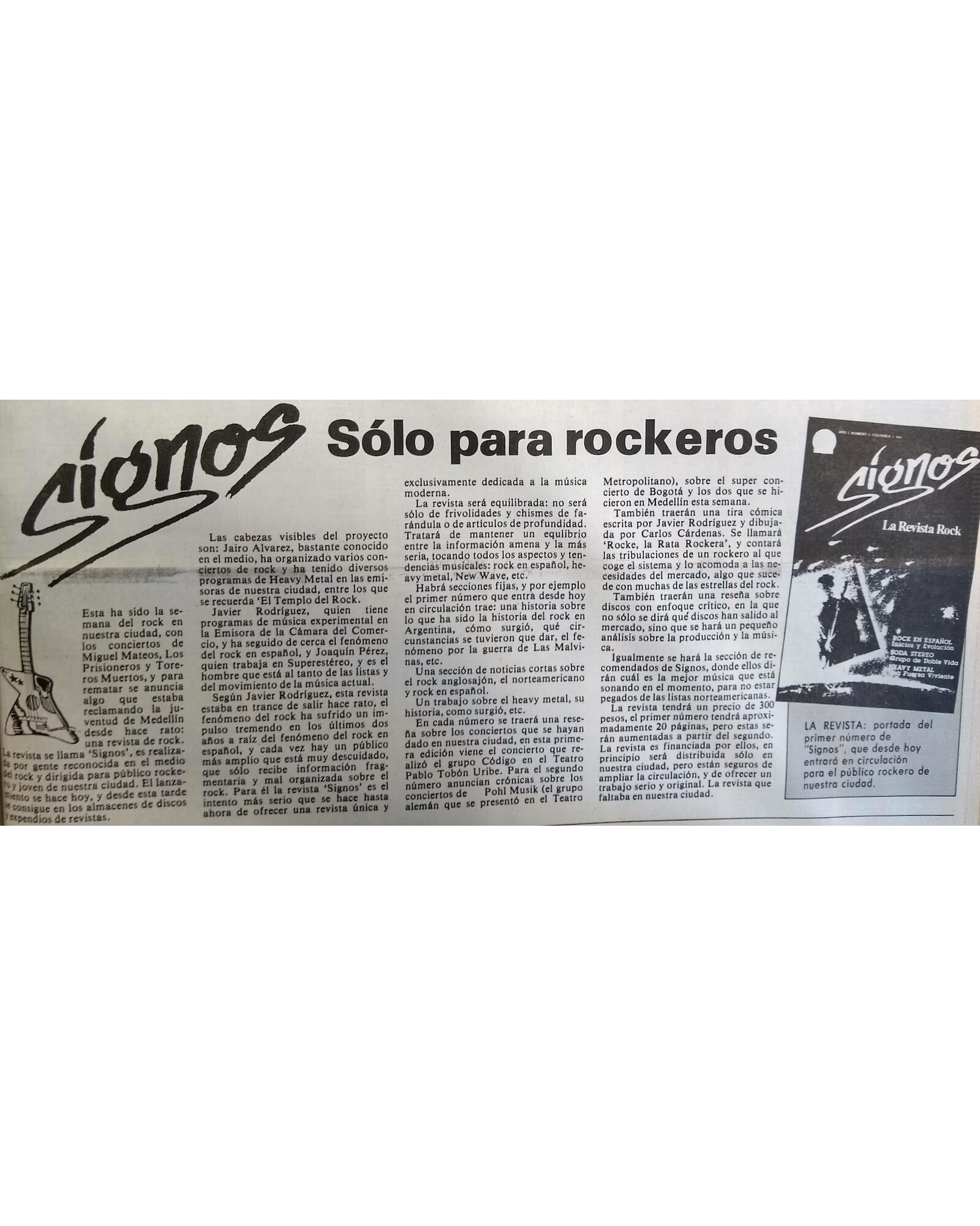 Signos sólo para rockeros