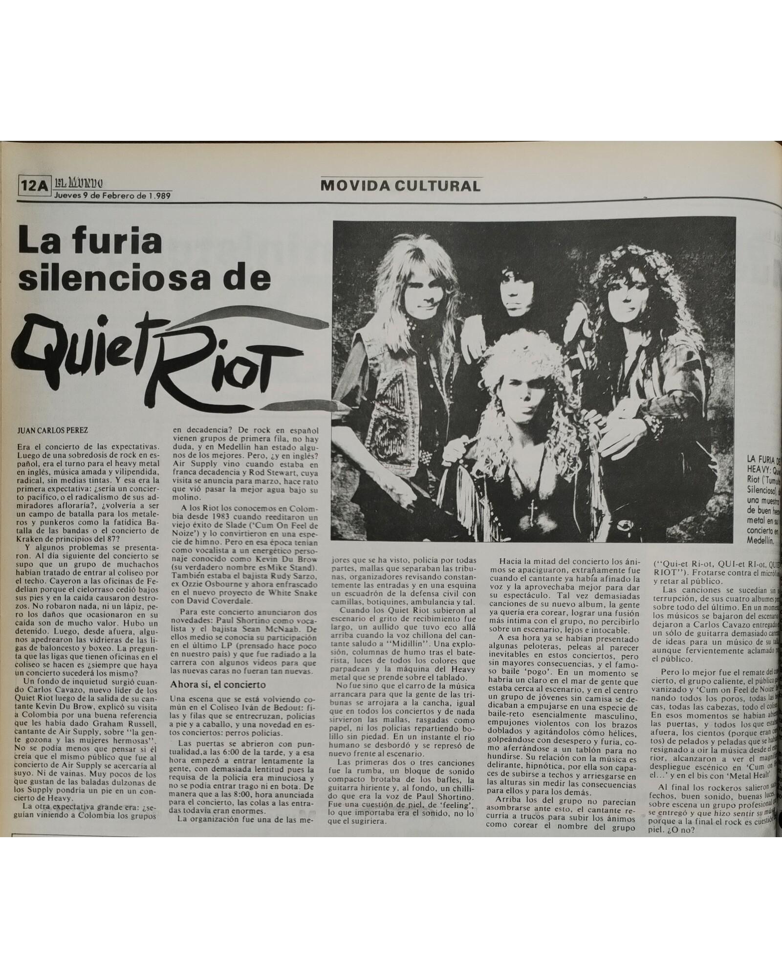 La furia silenciosa de Quiet Riot