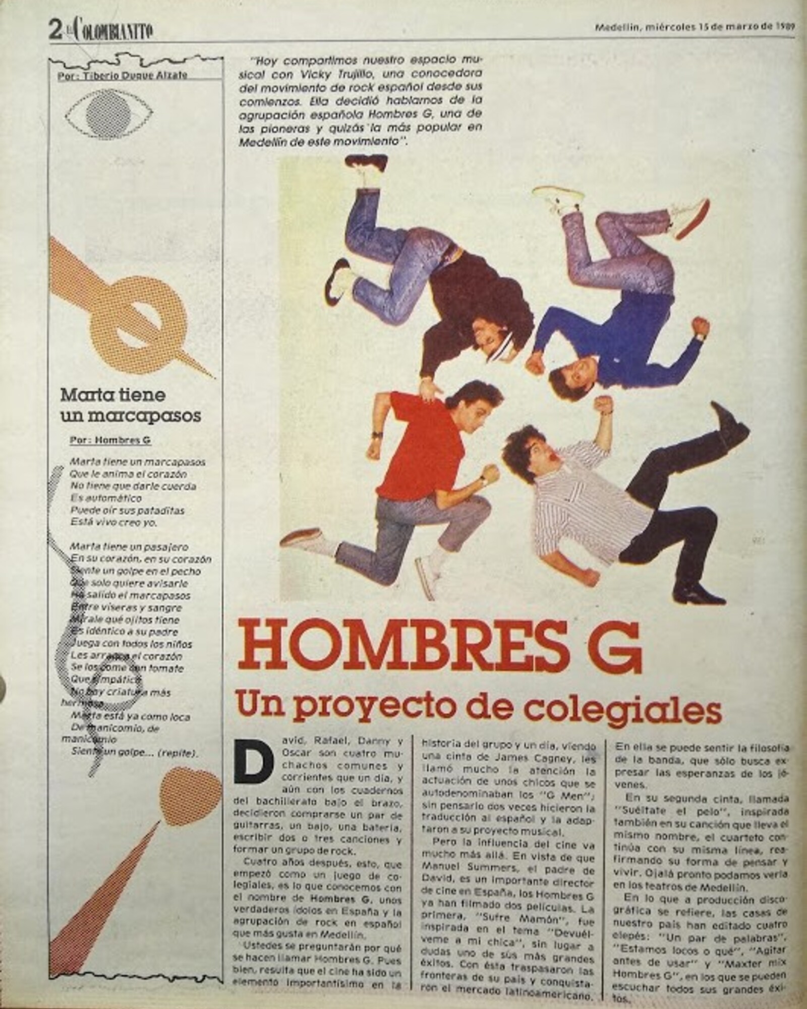 Hombres G: Un proyecto de colegiales