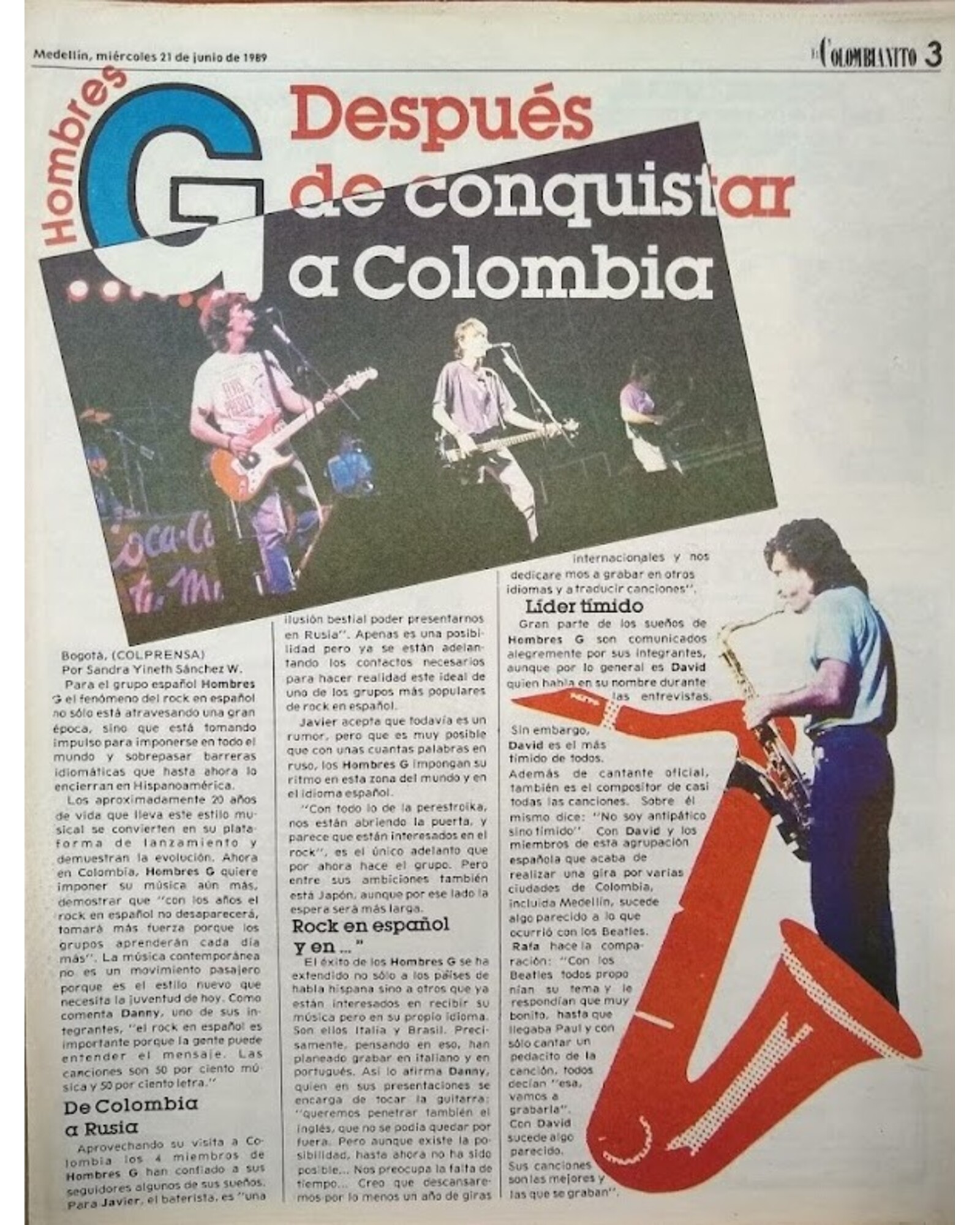 Hombres G después de conquistar a Colombia