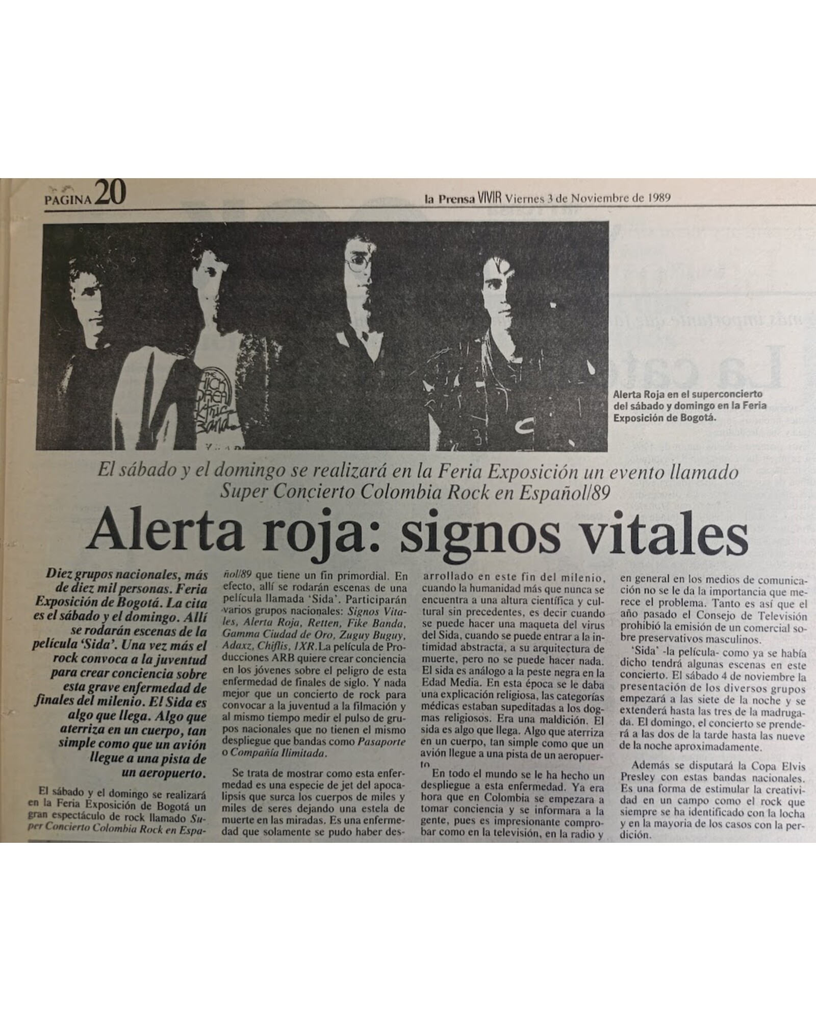 Alerta roja: signos vitales