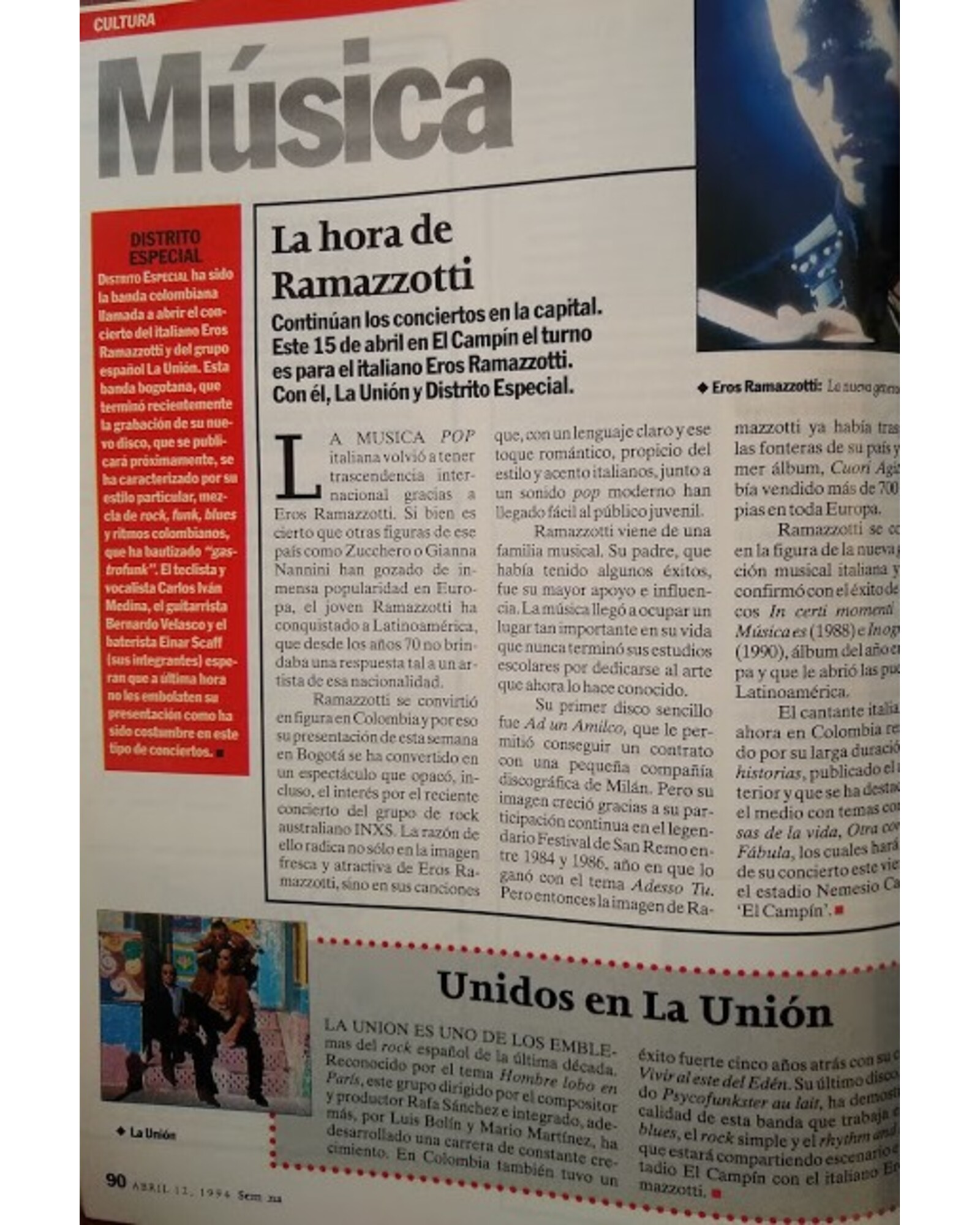 La hora de Ramazzotti