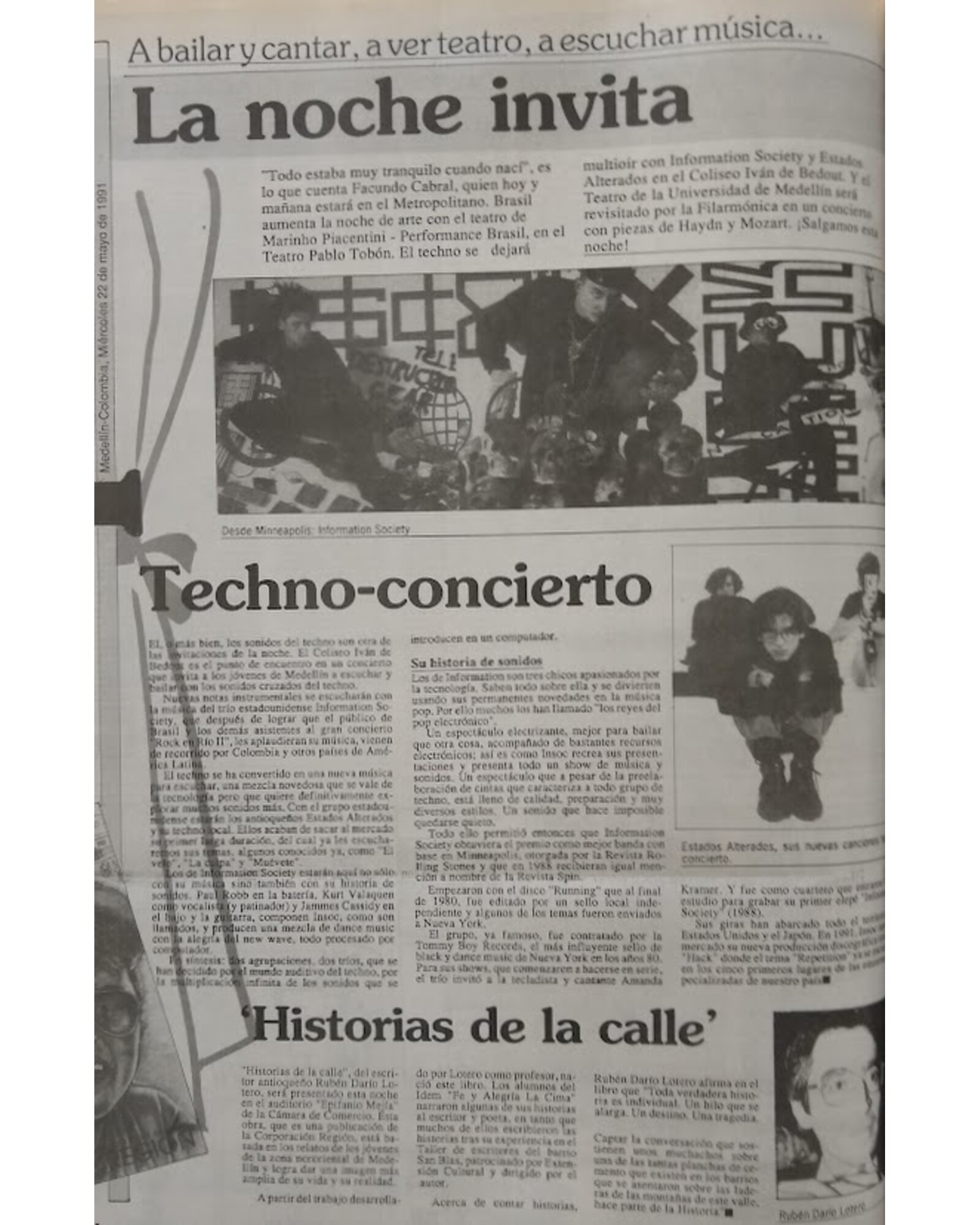 La noche invita. Techno-Concierto