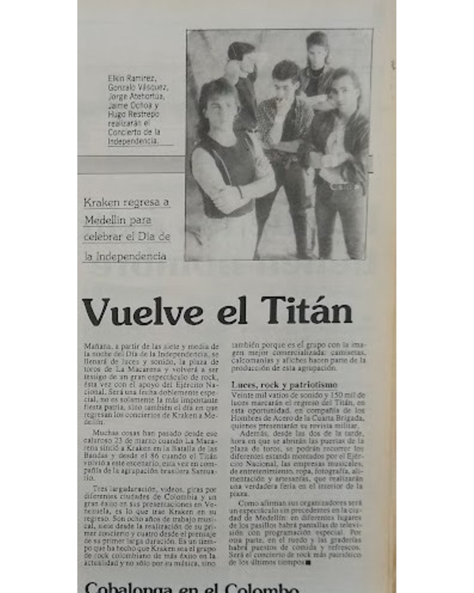Vuelve el Titán