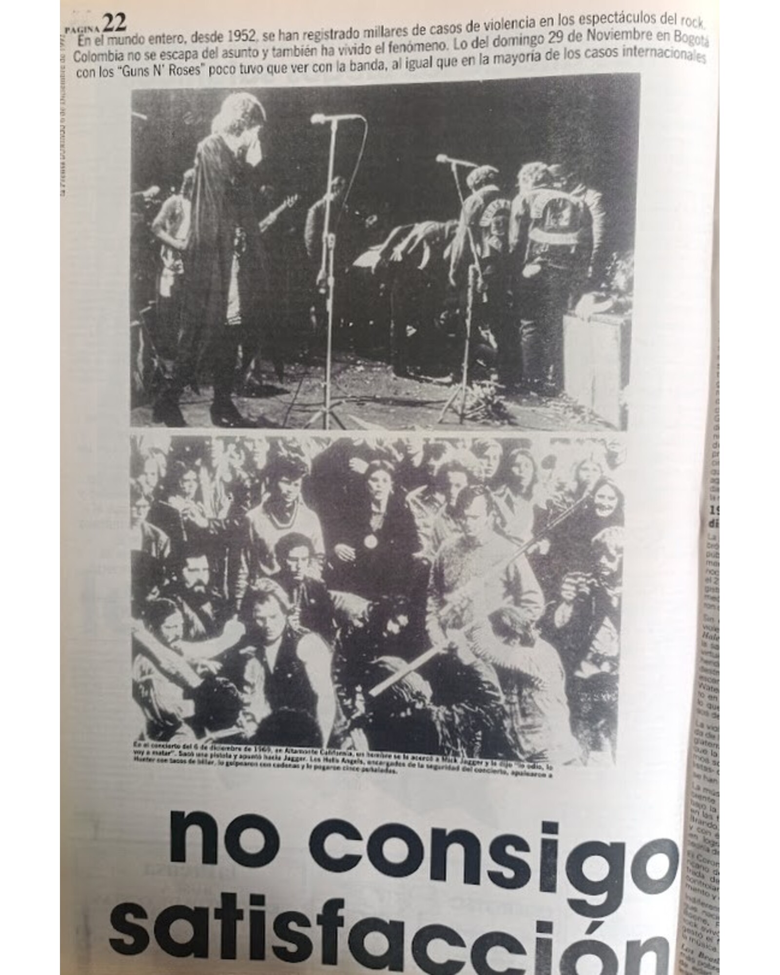 No consigo satisfacción