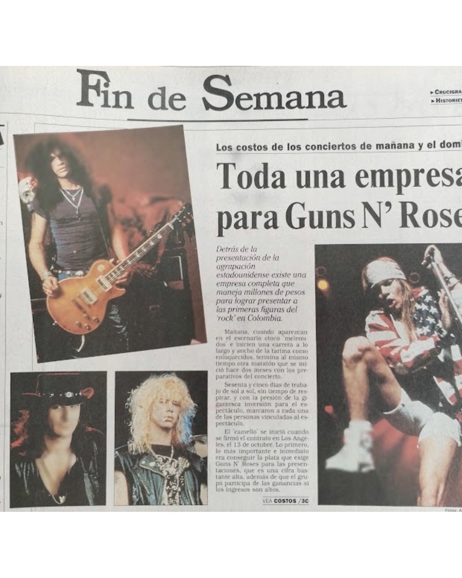 Toda una empresa para Guns N’ Roses