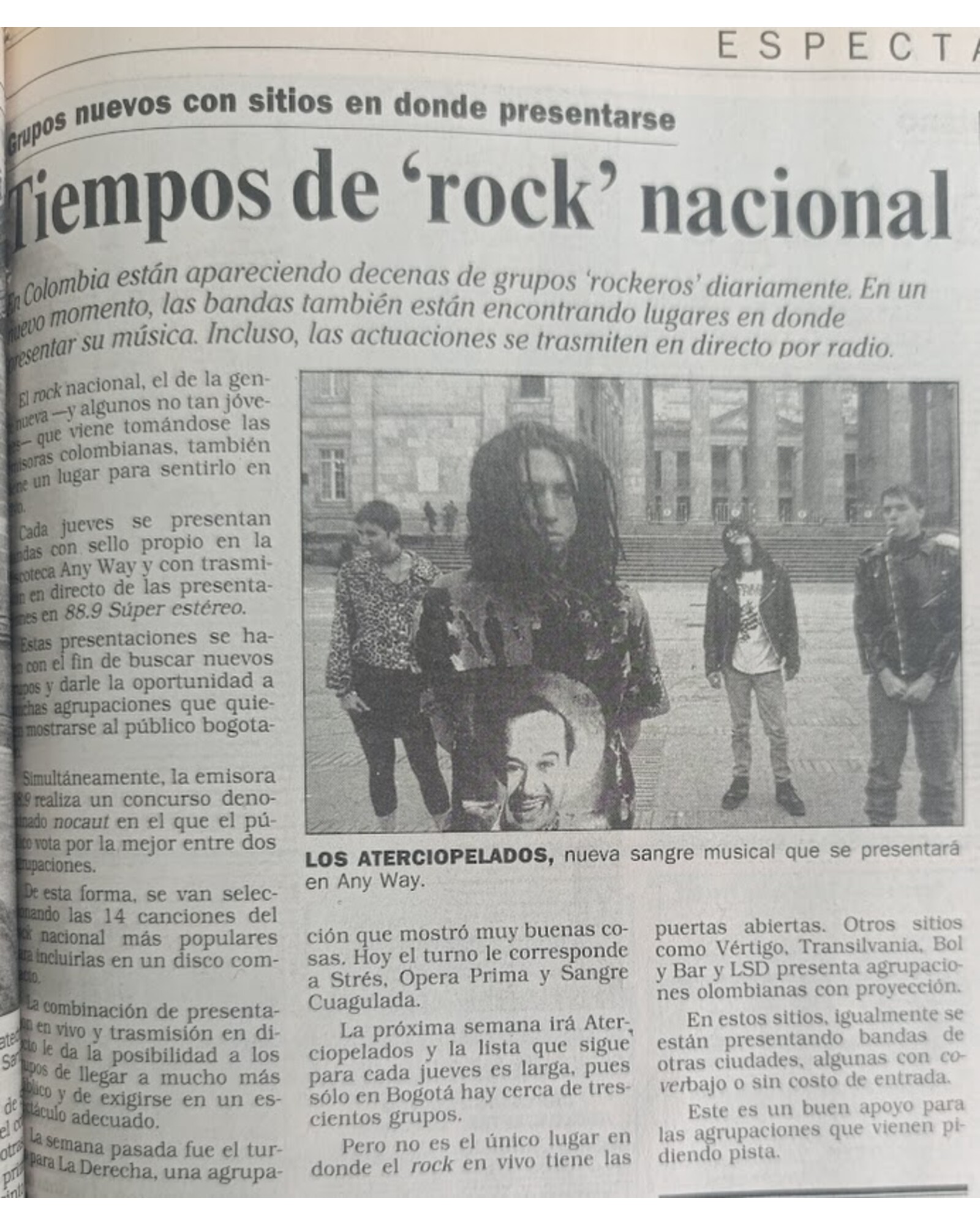 Tiempos de 'rock' nacional