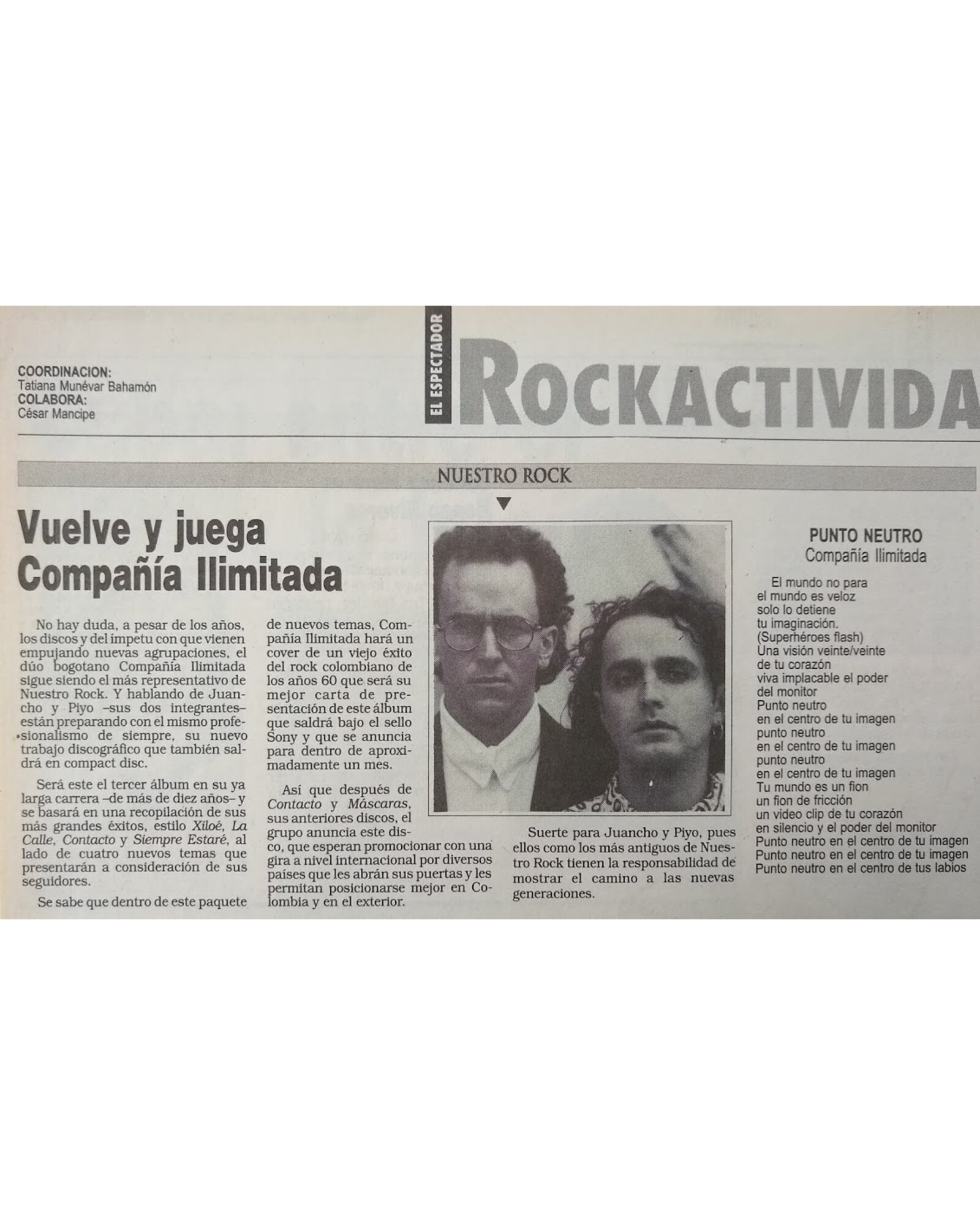 Vuelve y juega Compañía Ilimitada