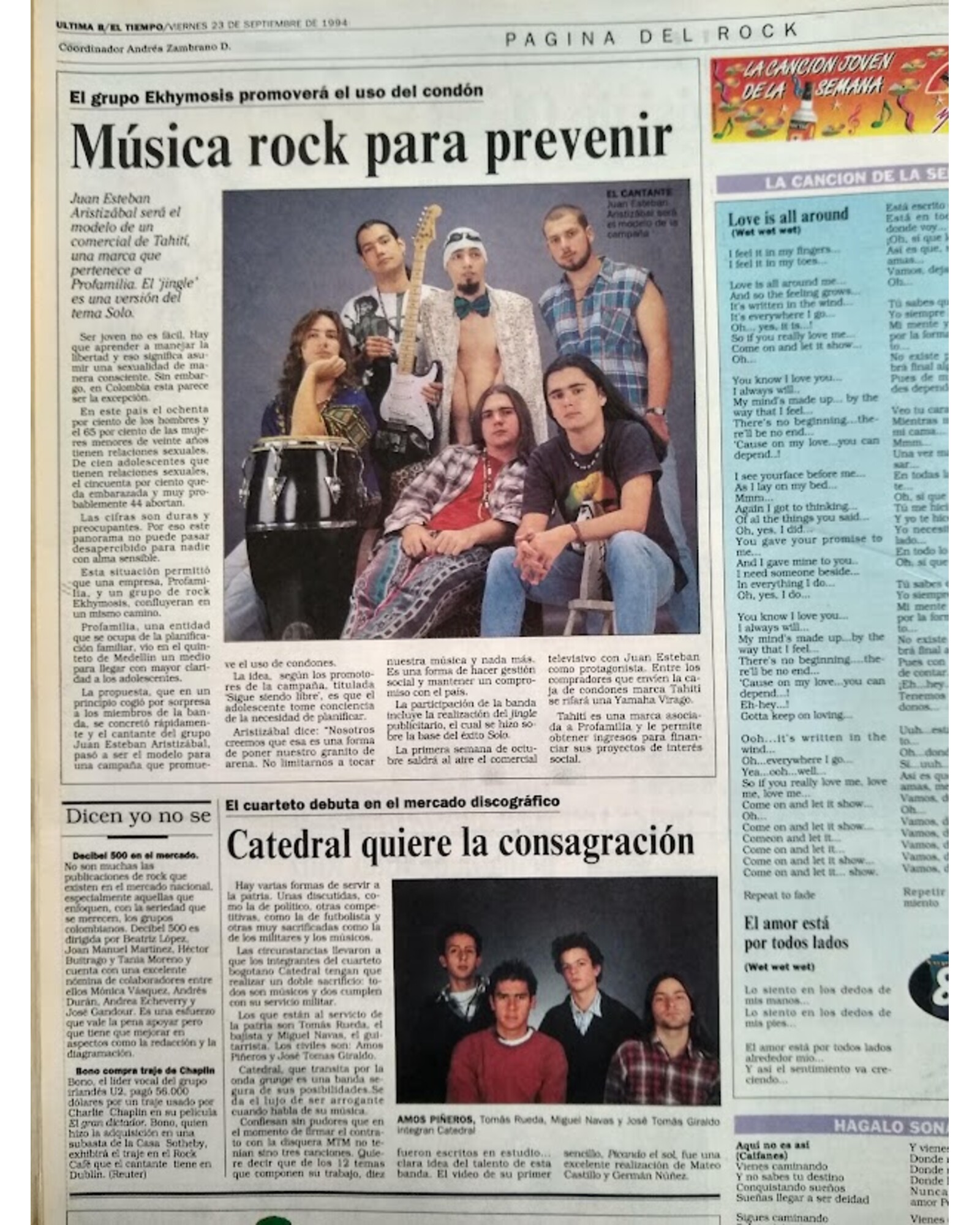 Música rock para prevenir
