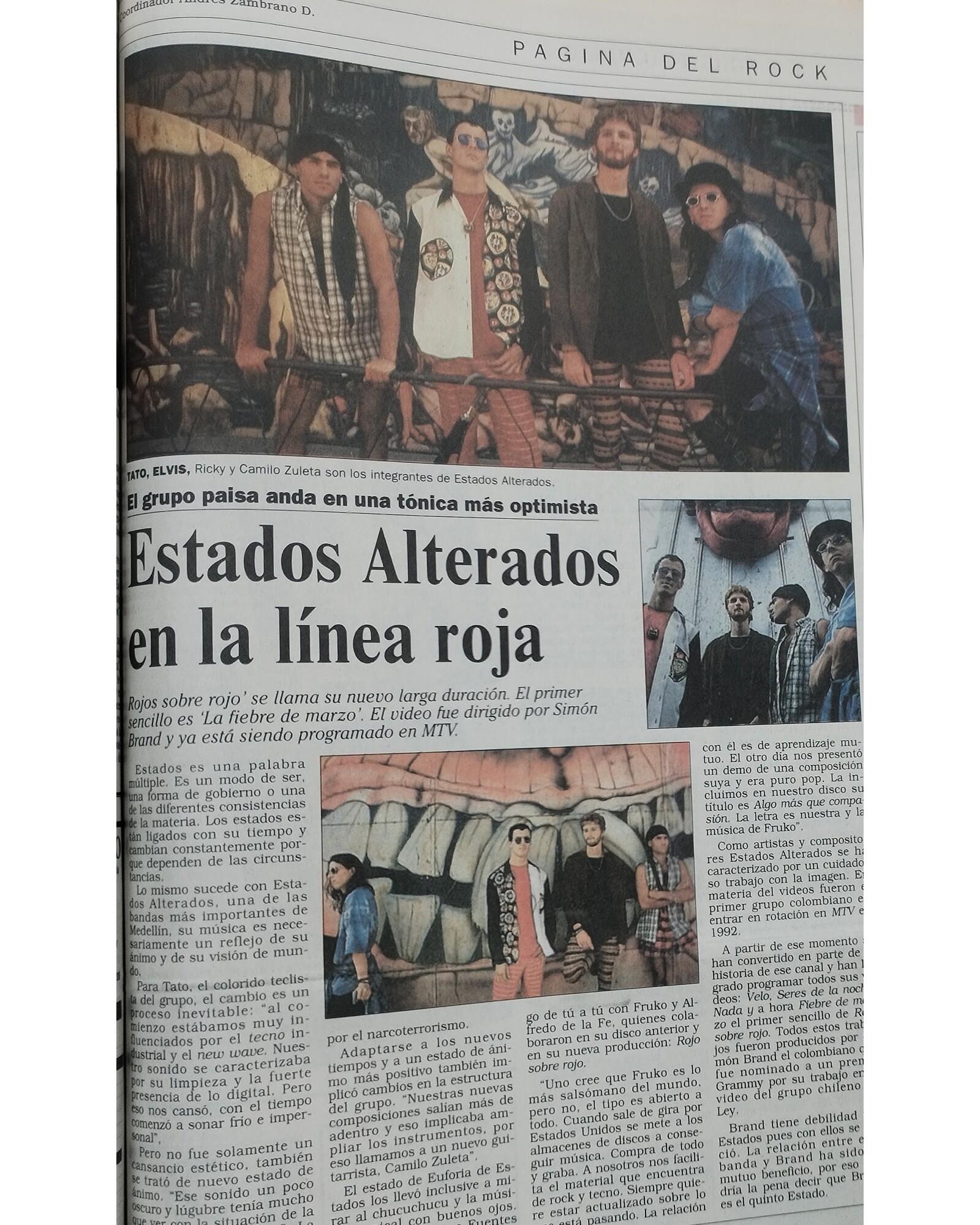 Estados Alterados en la línea roja