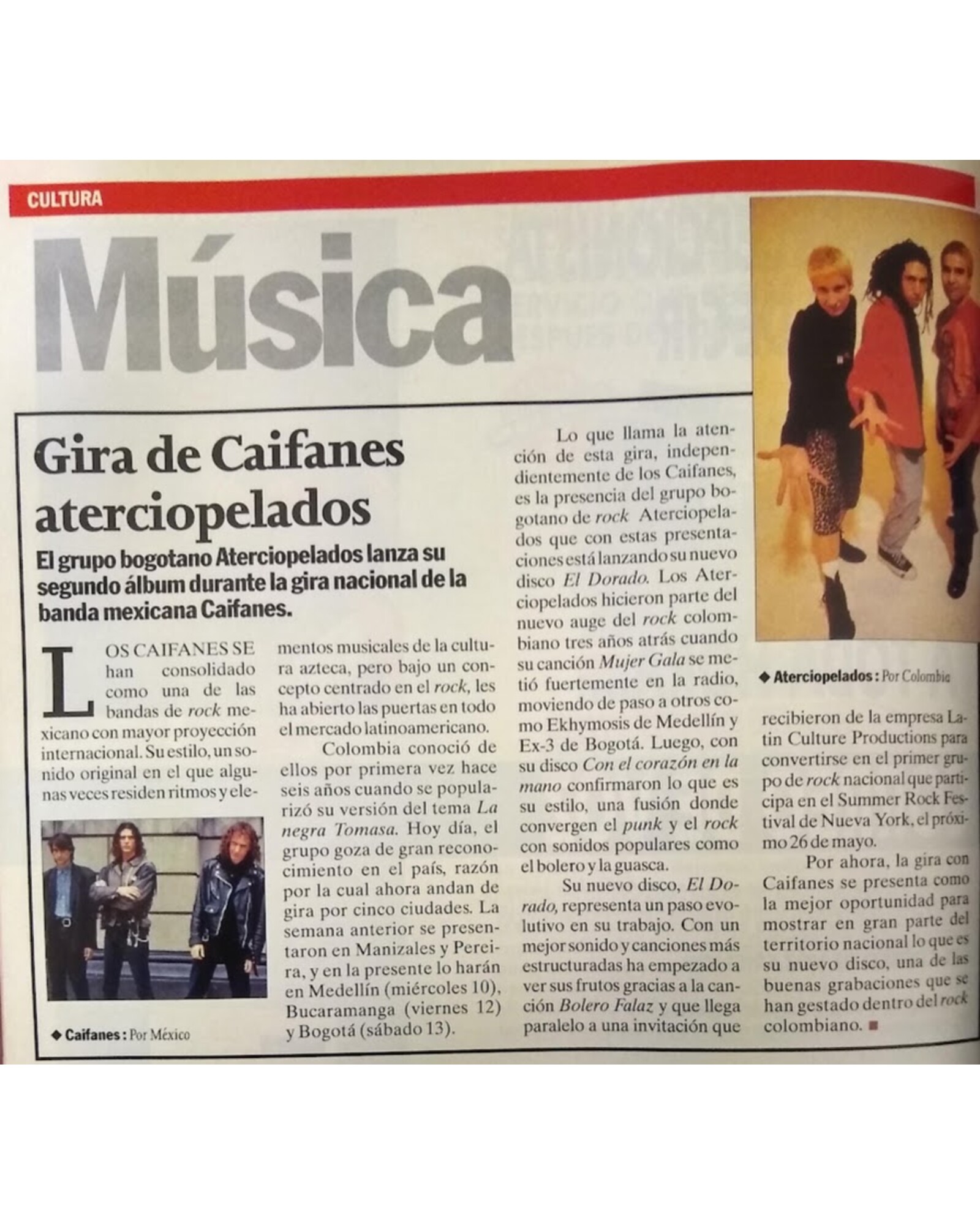 Gira de Caifanes Aterciopelados