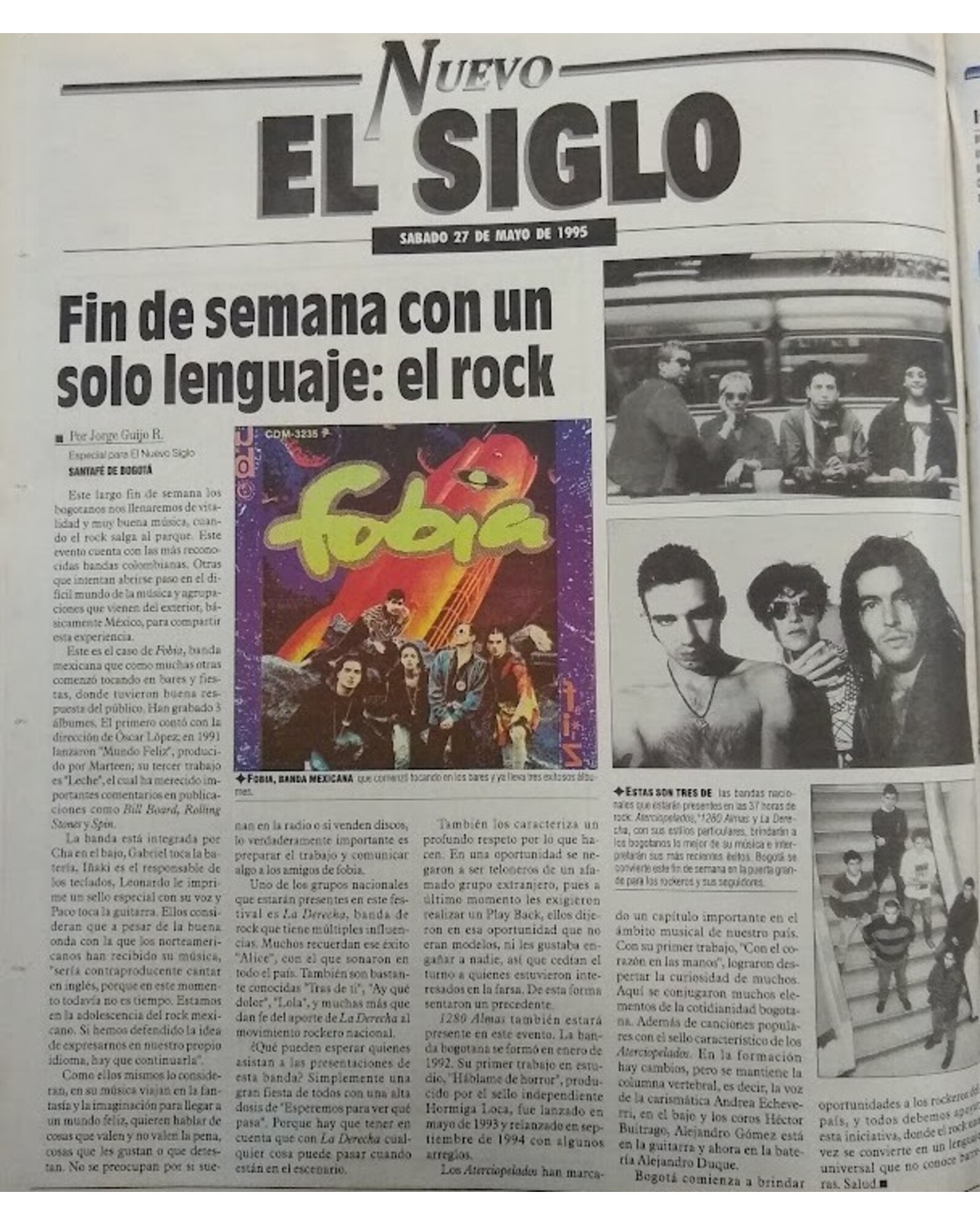 Fin de semana con un solo lenguaje: el rock